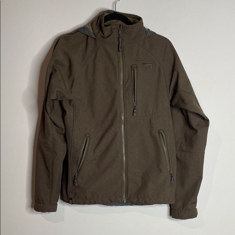 Outdoor Research Men’s Brown Deadbolt Hoody Fleece Lined Size Small